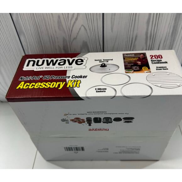 NuWave Nutri-pot 6Q Pressure Cooker Accessory Kit Recipe -No recipe book - Picture 2 of 4